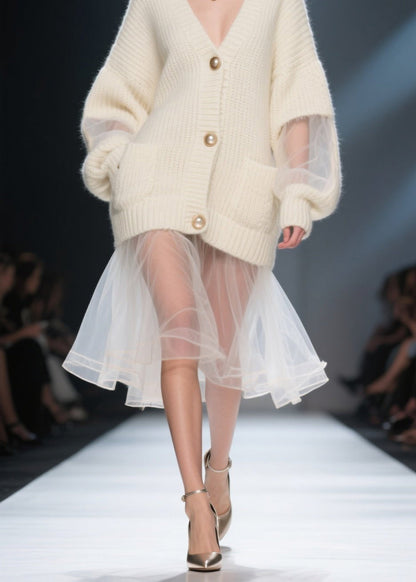 Classic Vintage Cardigan with a Flattering Fit
