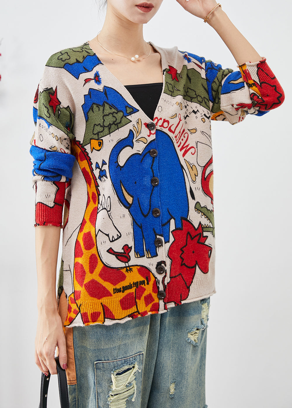 A Vintage Style Cardigan with Delicate Timeless Details