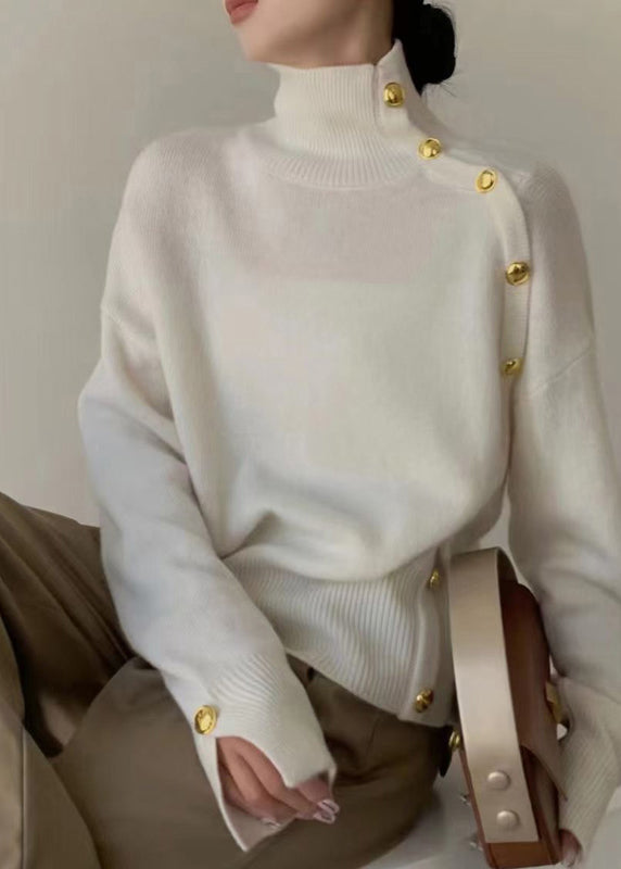 A Vintage Style Sweater with Delicate Timeless Details