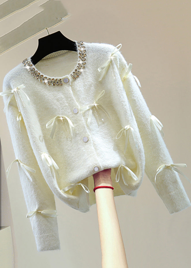 A Vintage Style Sweater with Delicate Timeless Details