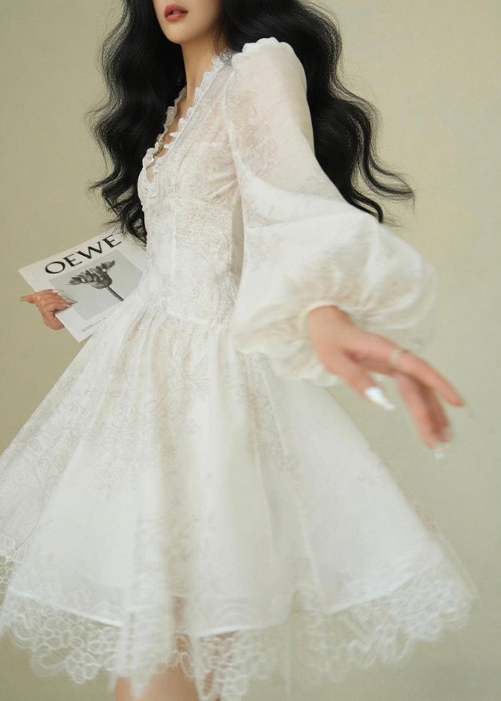A Vintage Style Dress with Delicate Timeless Details