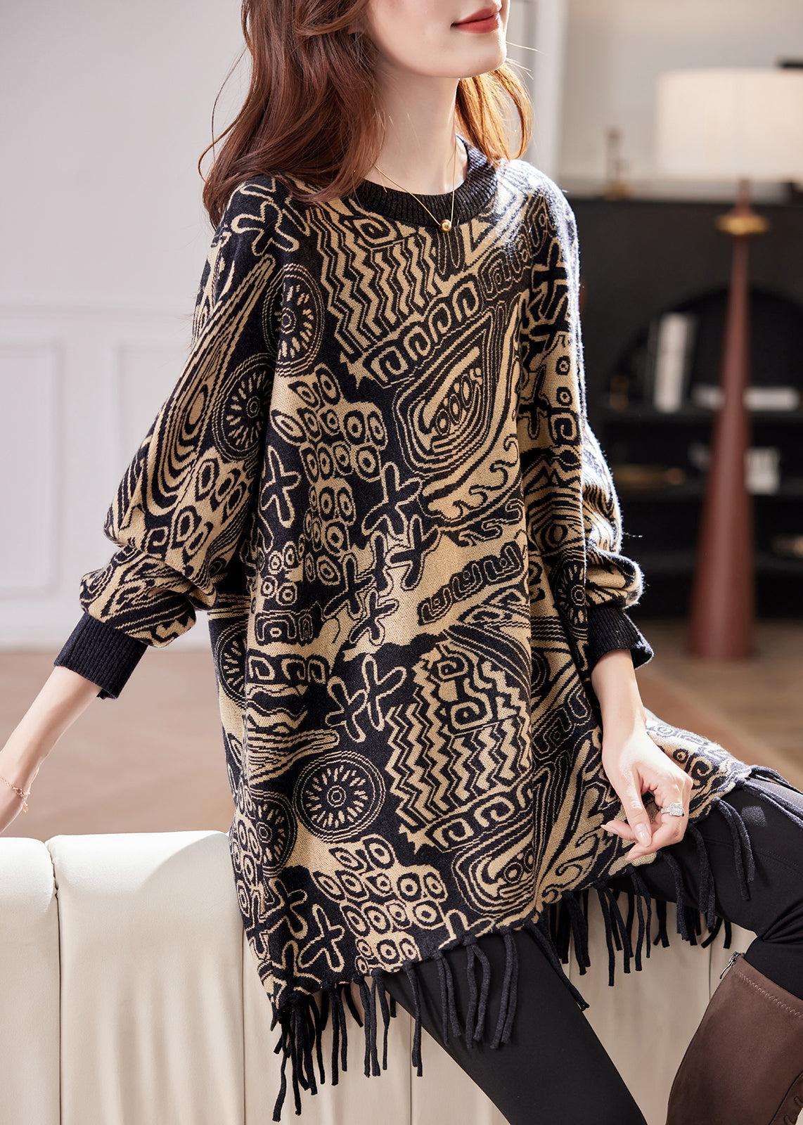 Classic Vintage Sweater with a Flattering Fit