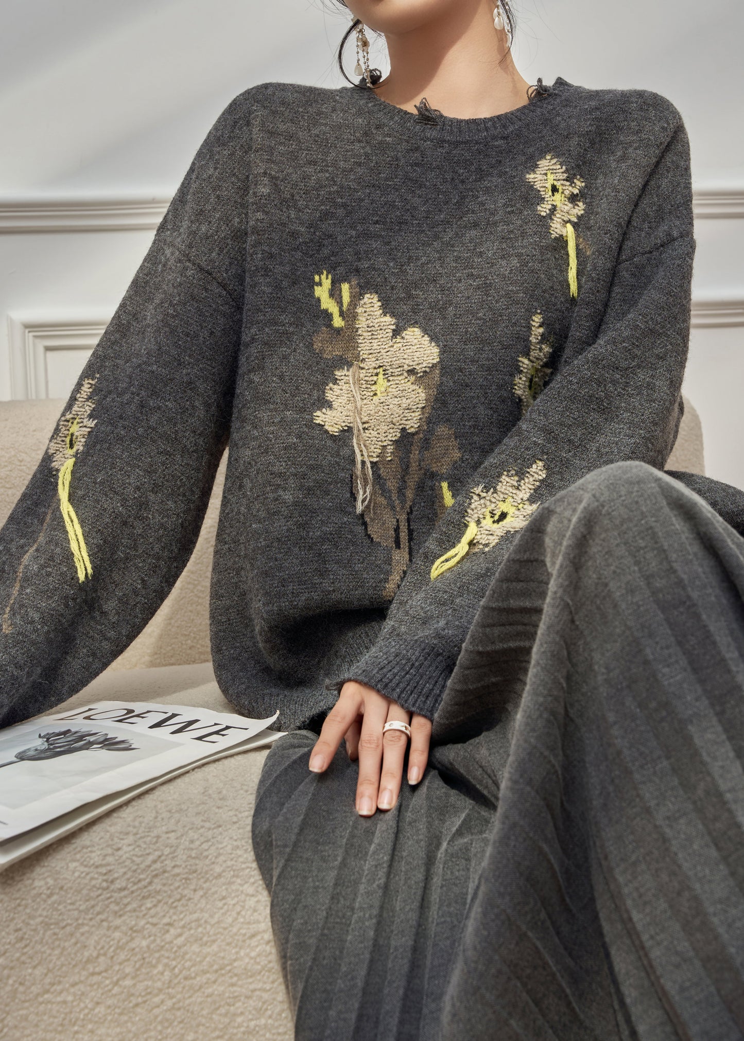 Beautifully Finished Sweater in a Timeless Design