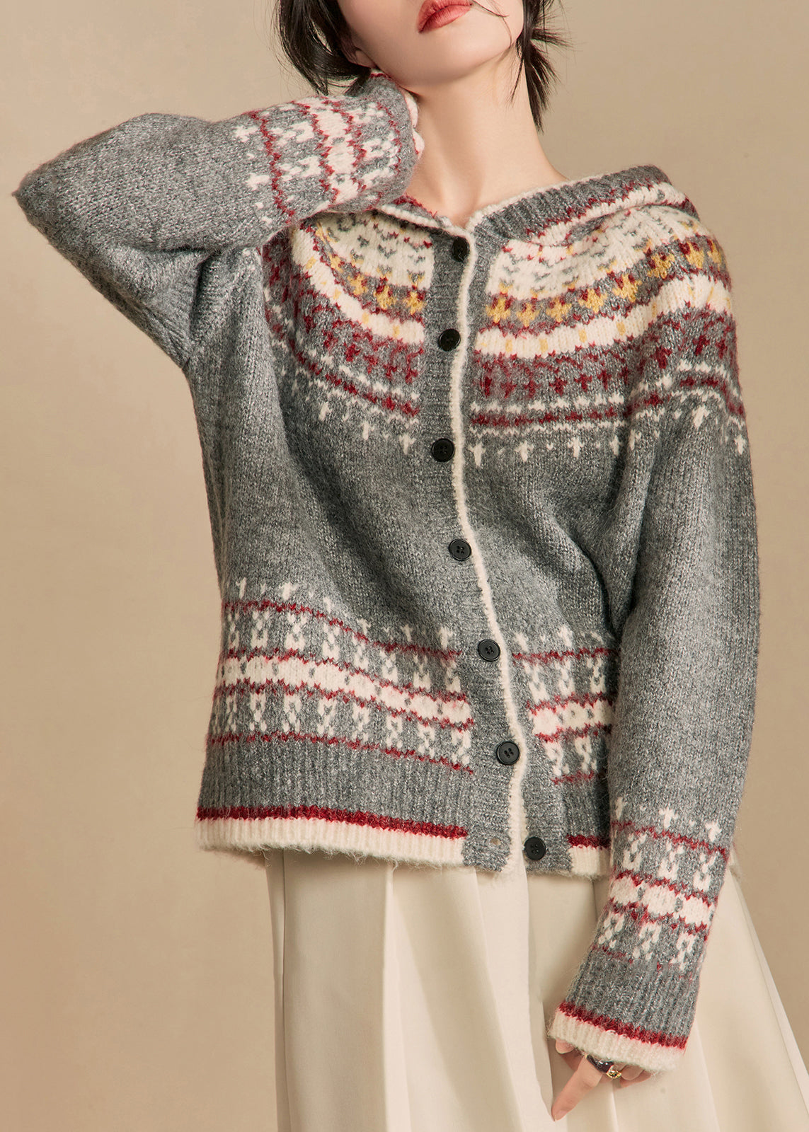 Vintage Inspired Cardigan with a Contemporary Edge
