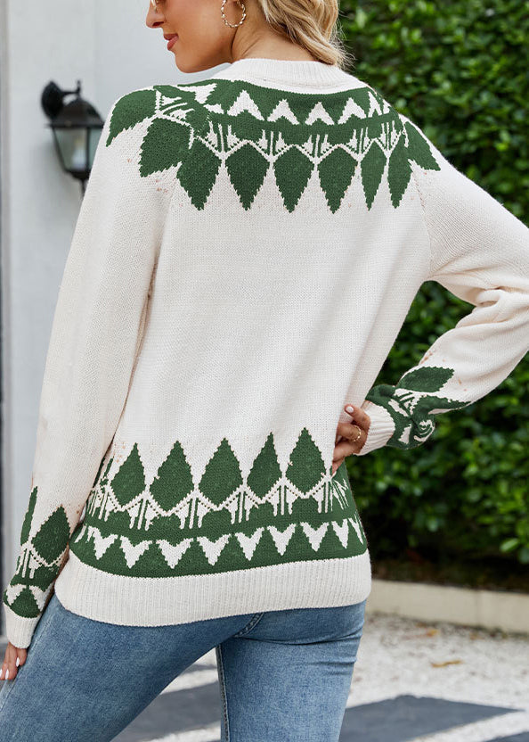 A Vintage Style Sweater with Delicate Timeless Details