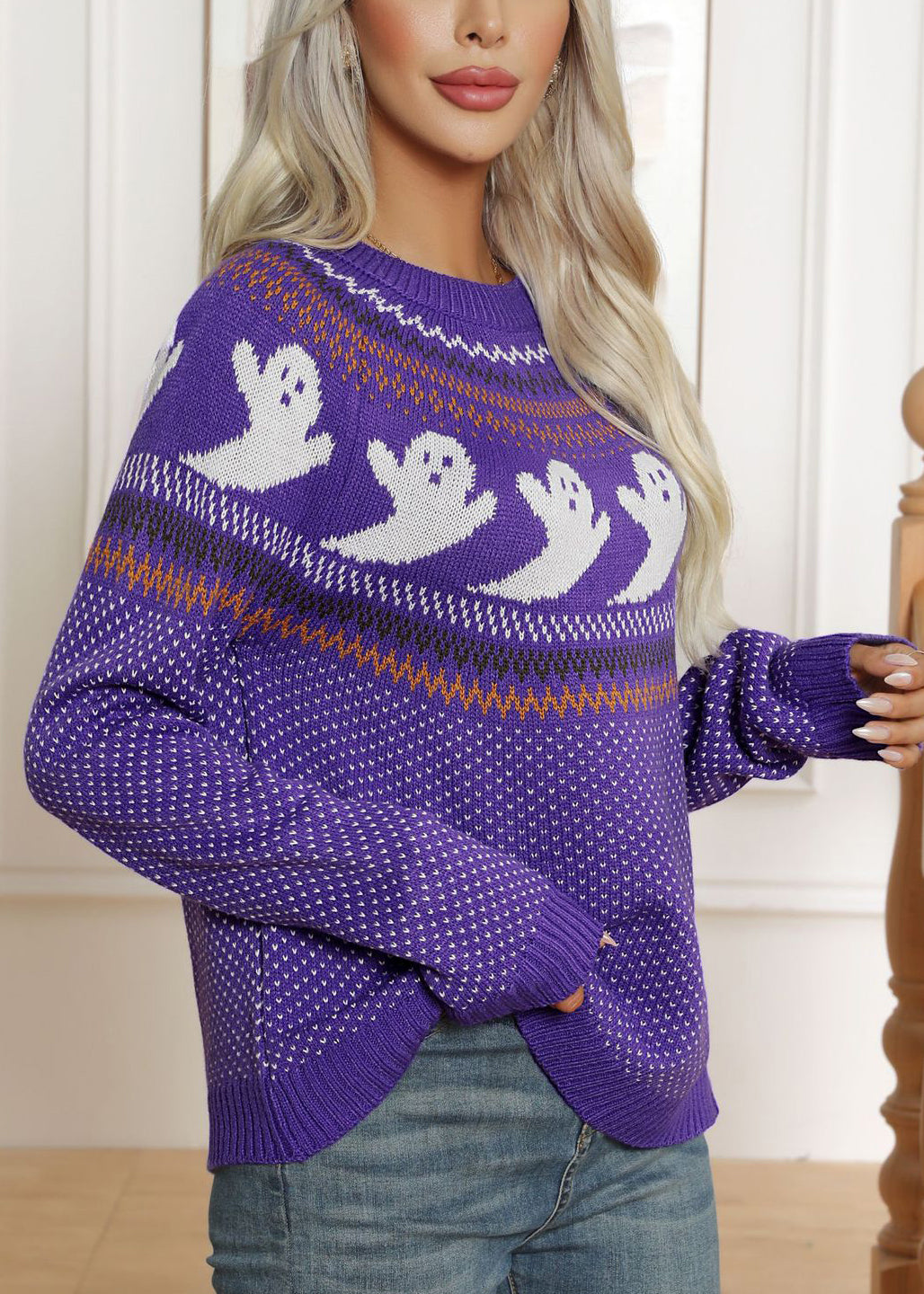 Classic Vintage Sweater with a Flattering Fit