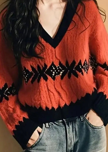 Vintage Inspired Sweater with a Contemporary Edge