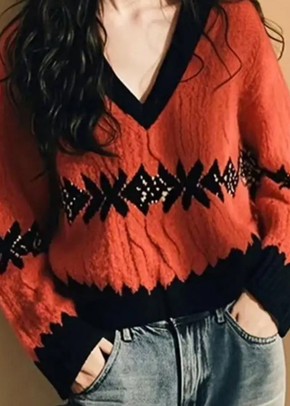 Vintage Inspired Sweater with a Contemporary Edge