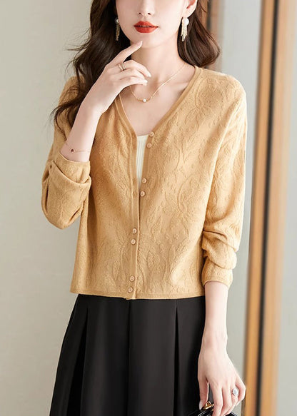 A Vintage Style Cardigan with Delicate Timeless Details