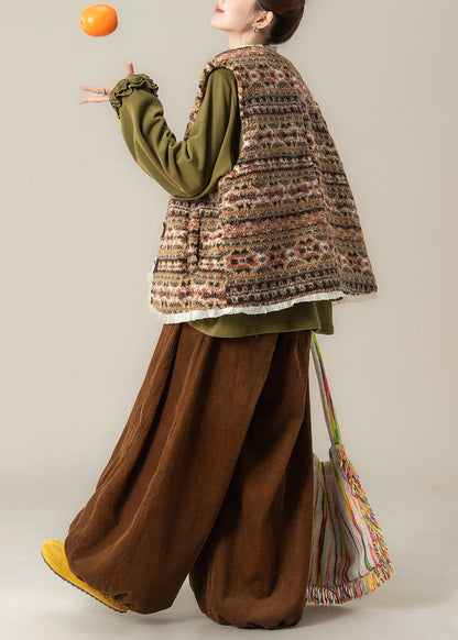 A Vintage Style Pants with Delicate Timeless Details