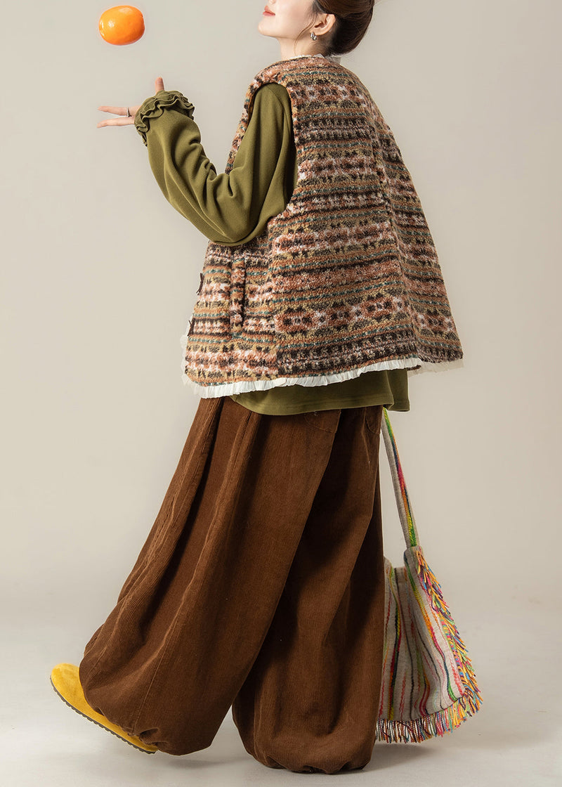 A Vintage Style Pants with Delicate Timeless Details