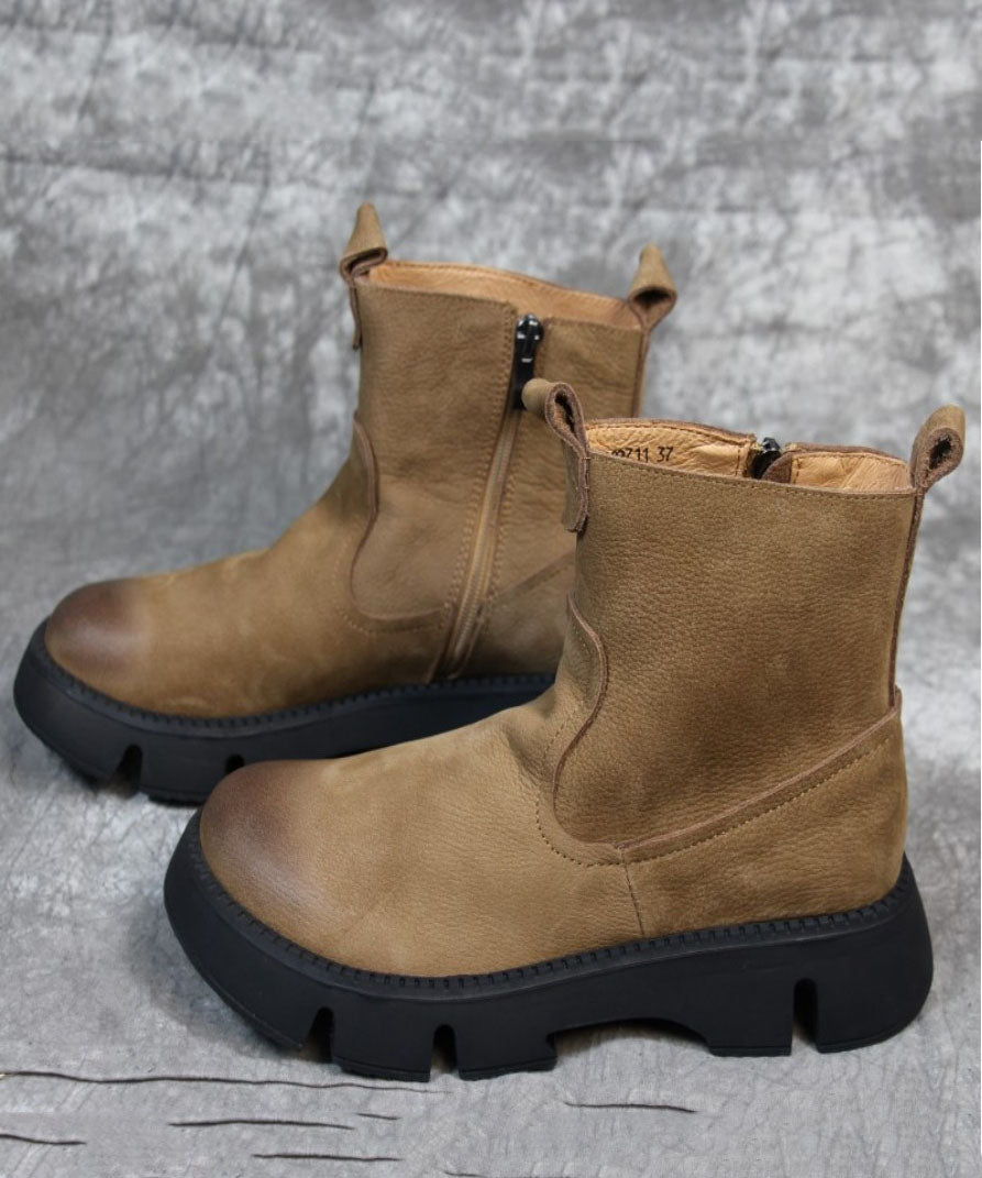 Classic Orthopedic Boots with Timeless Style