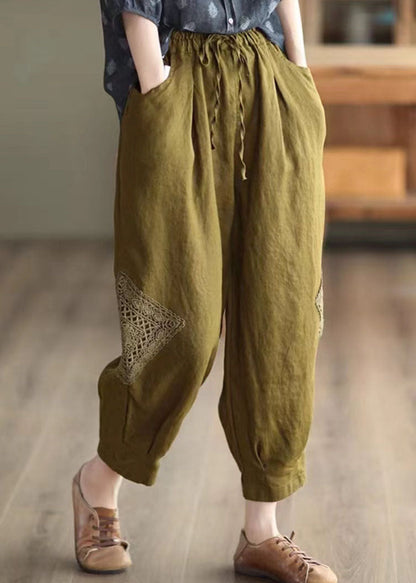 A Vintage Style Pants with Delicate Timeless Details