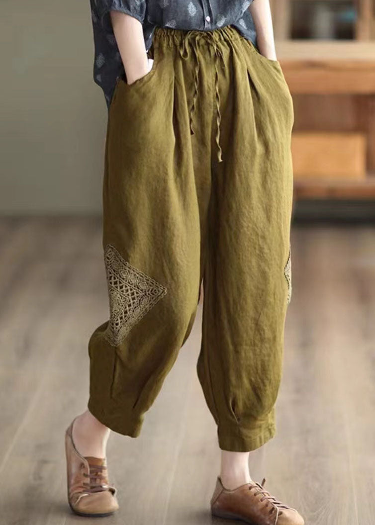 A Vintage Style Pants with Delicate Timeless Details