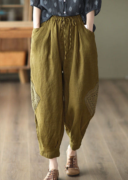 A Vintage Style Pants with Delicate Timeless Details