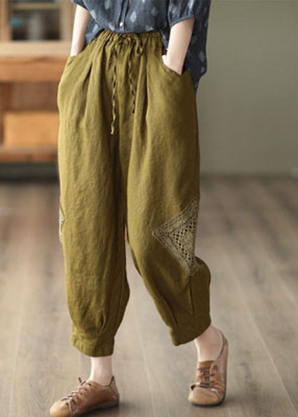 A Vintage Style Pants with Delicate Timeless Details