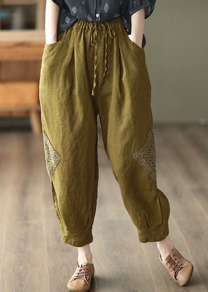 A Vintage Style Pants with Delicate Timeless Details