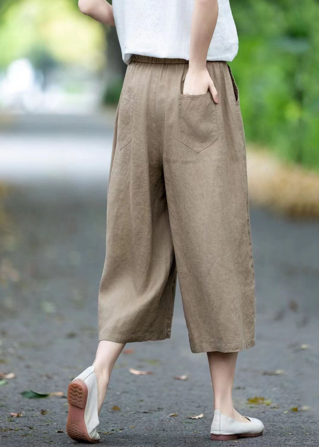 A Vintage Style Pants with Delicate Timeless Details