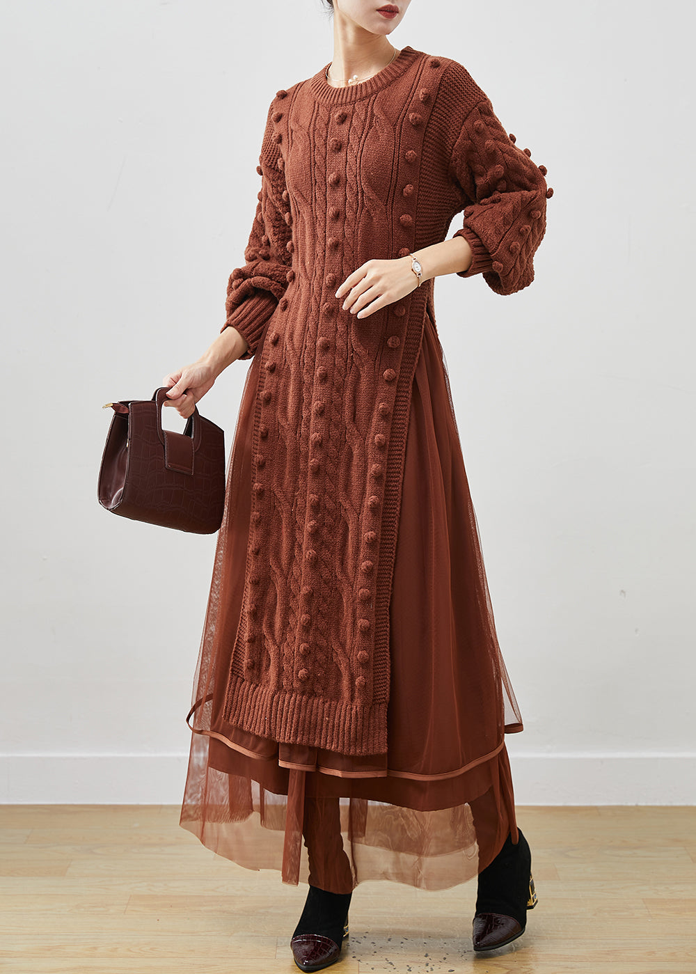 Classic Vintage Sweater with a Flattering Fit