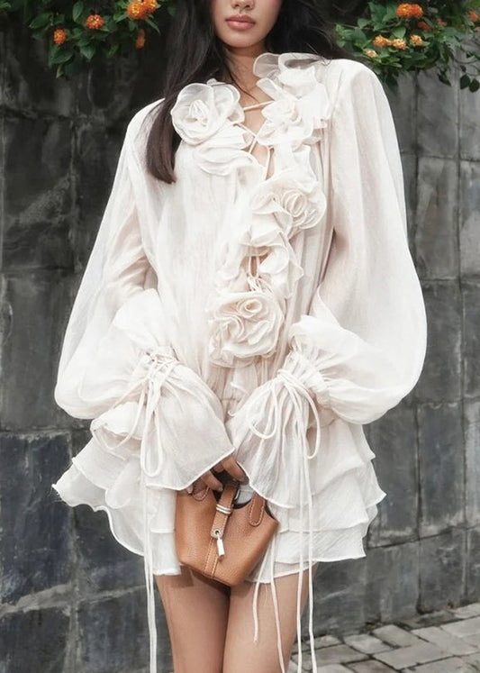 A Vintage Style Dress with Delicate Timeless Details
