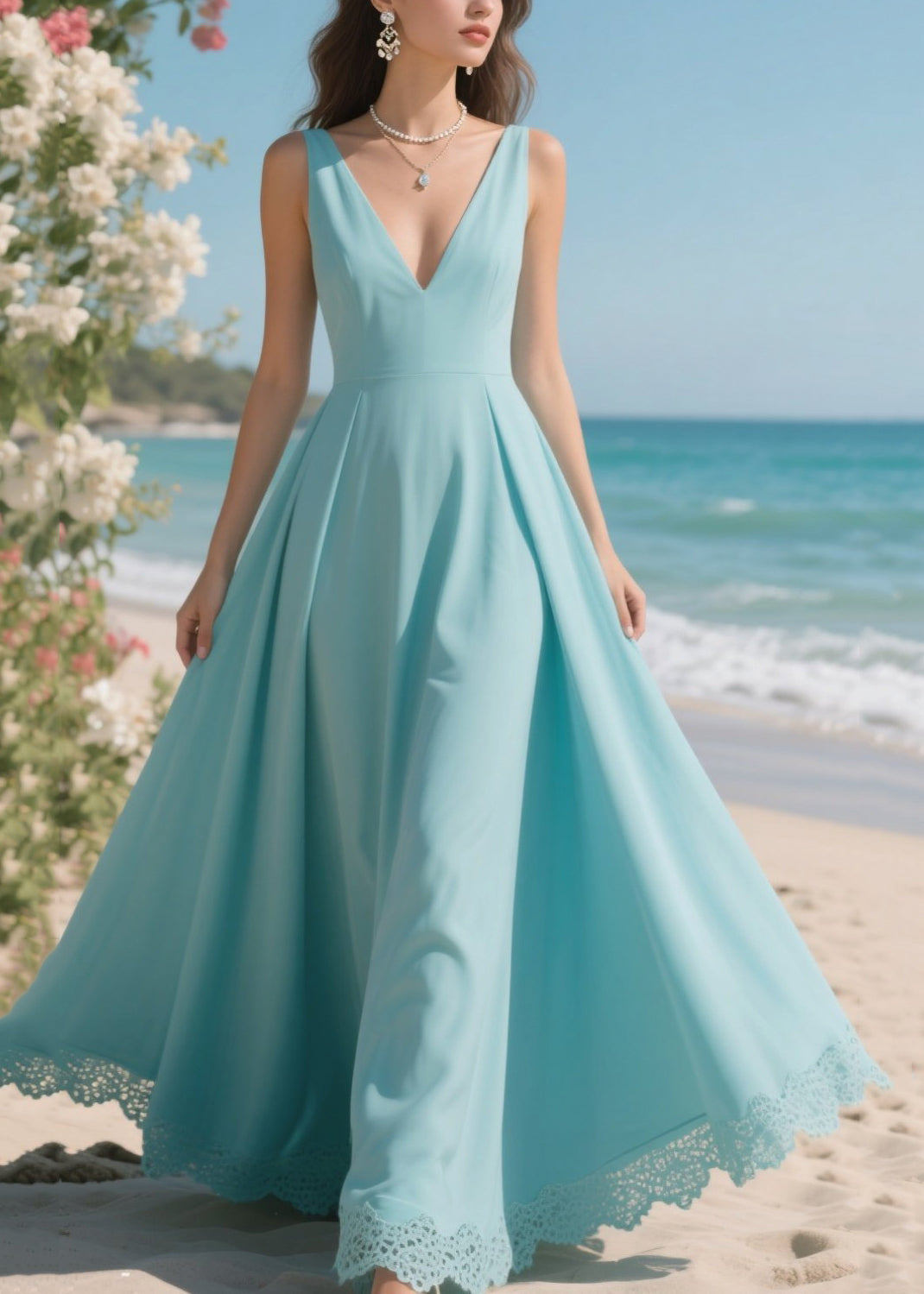 A Vintage Style Dress with Delicate Timeless Details