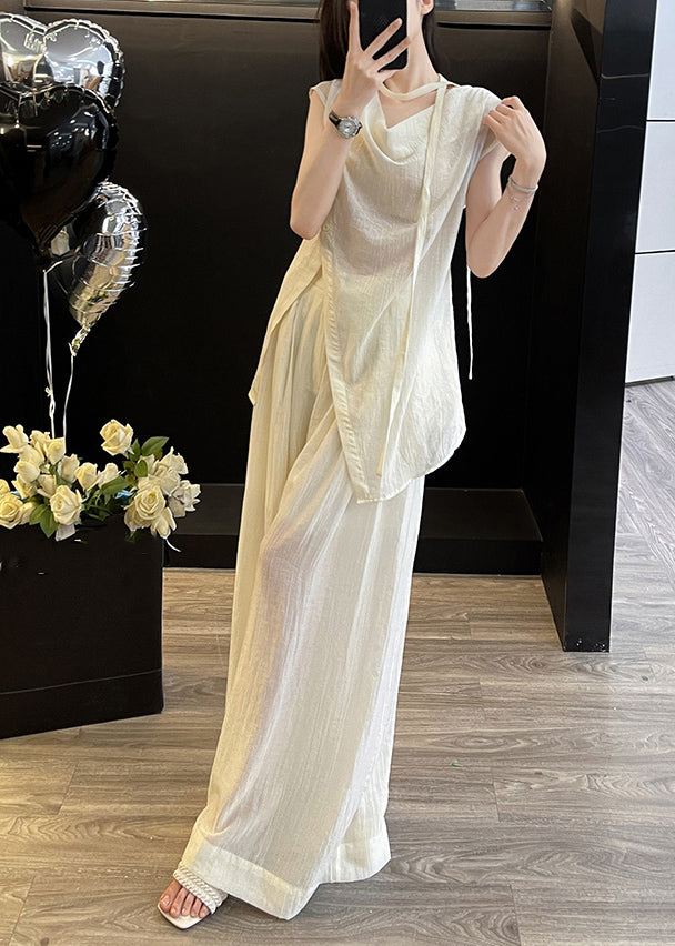A Vintage Style Pants with Delicate Timeless Details