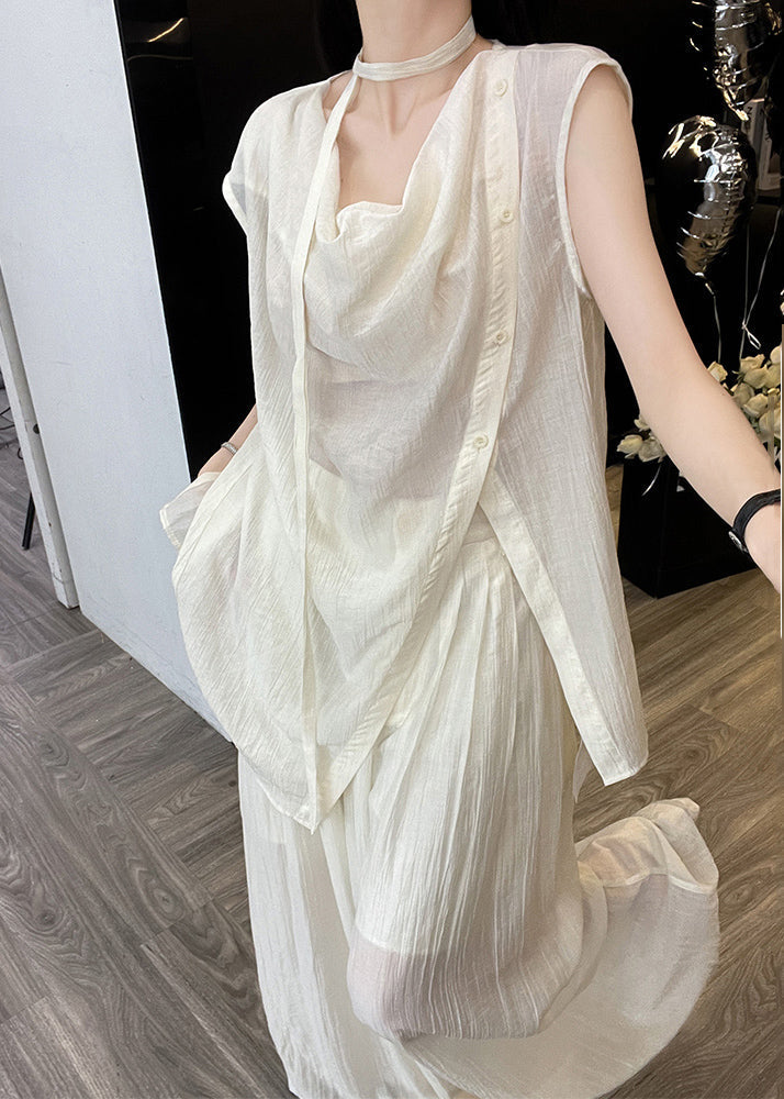 A Vintage Style Pants with Delicate Timeless Details