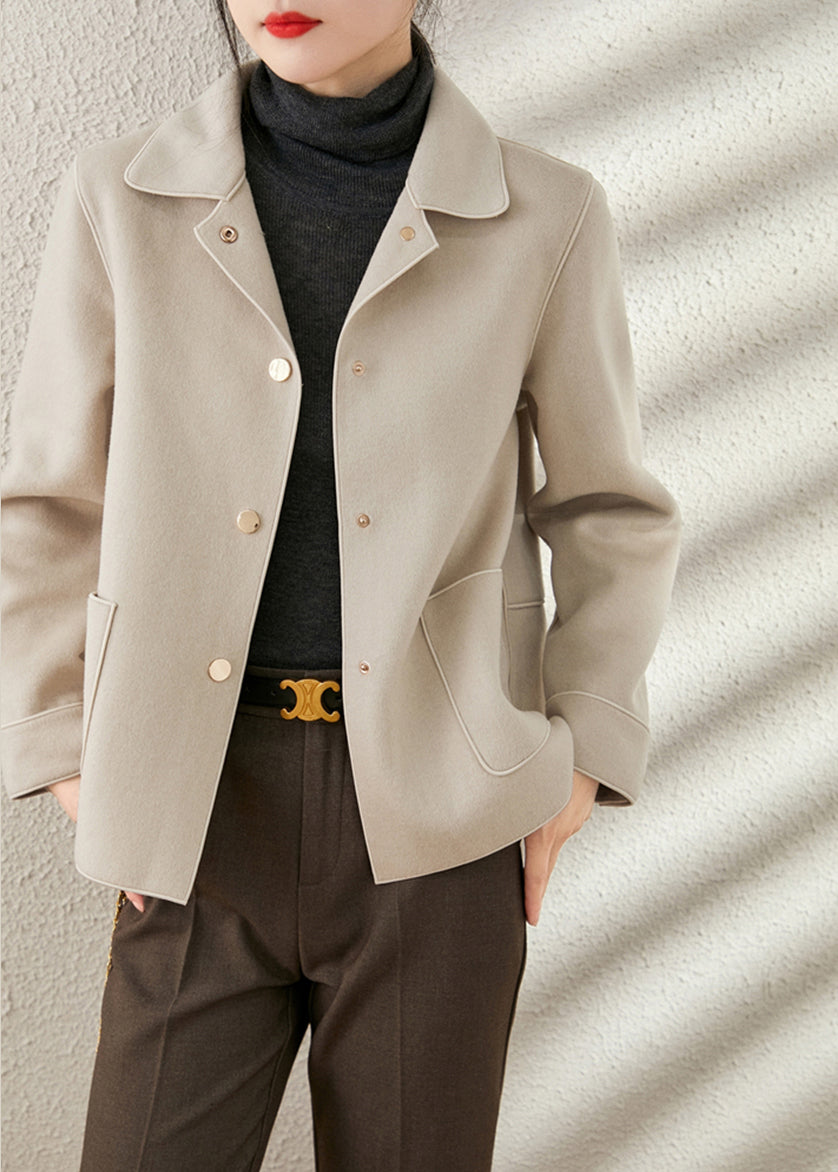 A Vintage Style Coat with Delicate Timeless Details