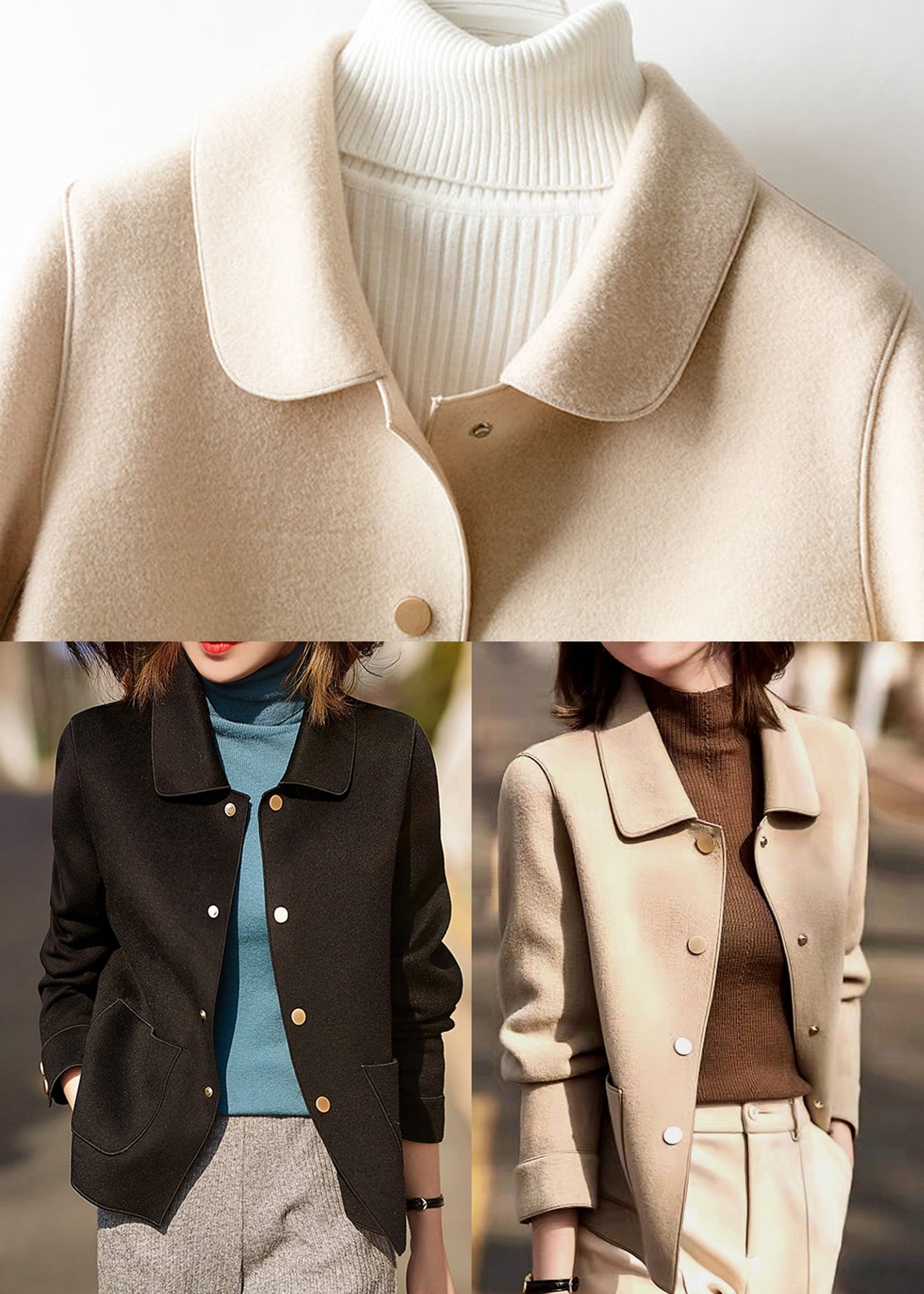 A Vintage Style Coat with Delicate Timeless Details