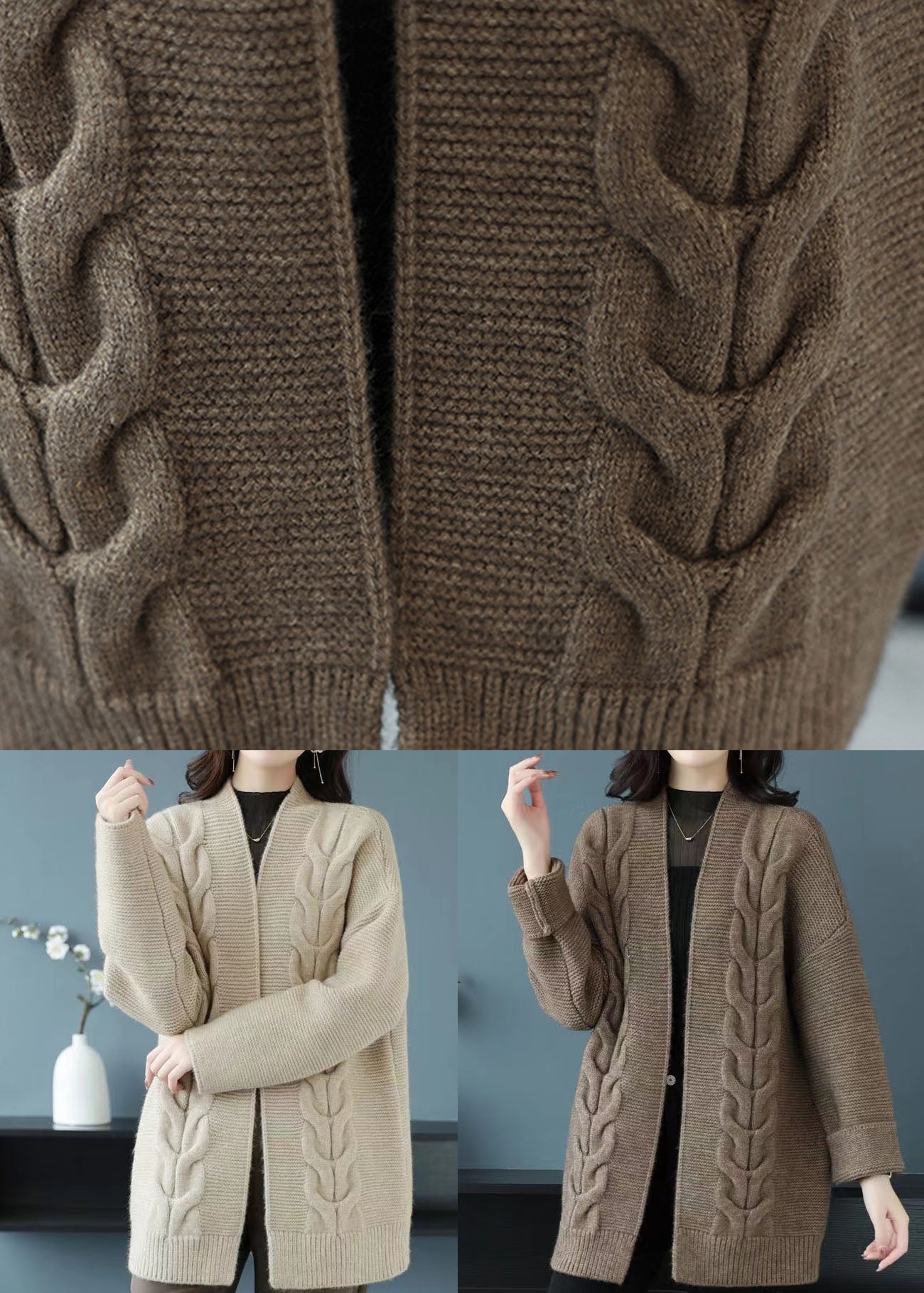 Classic Vintage Cardigan with a Flattering Fit