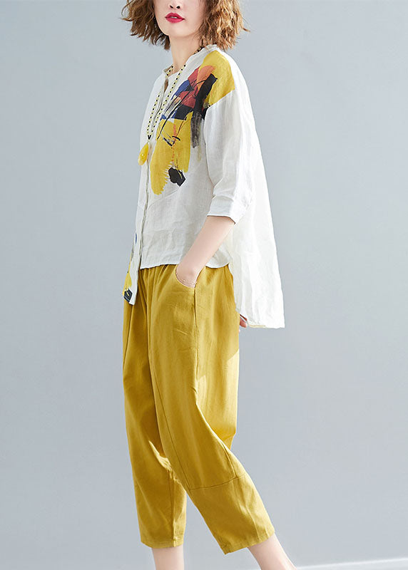 A Vintage Style Pants with Delicate Timeless Details