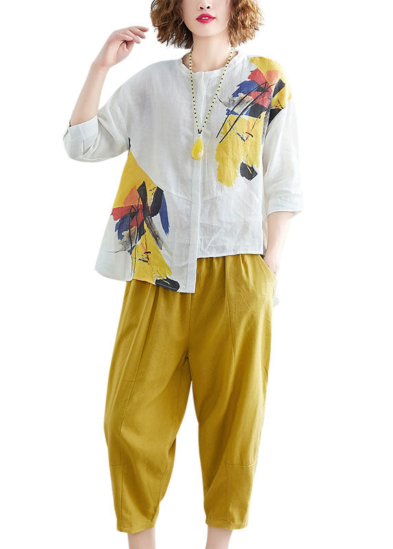 A Vintage Style Pants with Delicate Timeless Details