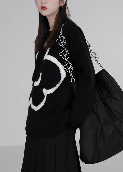A Vintage Style Sweater with Delicate Timeless Details