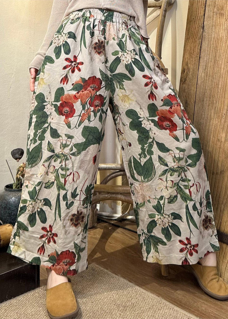 A Vintage Style Pants with Delicate Timeless Details