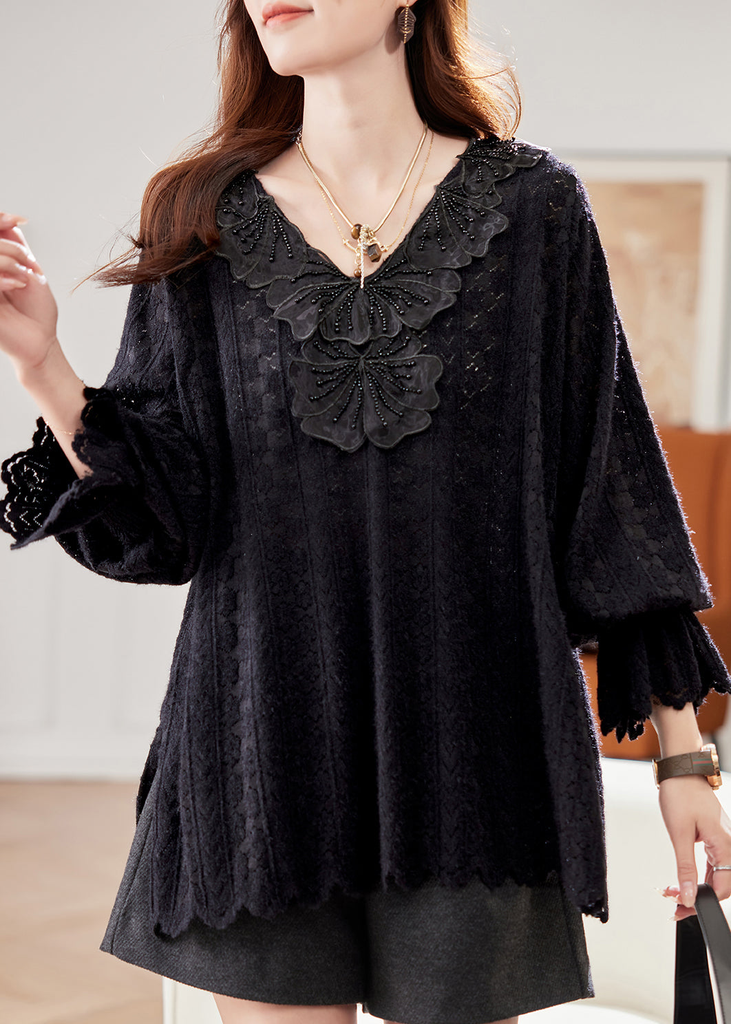 A Vintage Style Shirt with Delicate Timeless Details