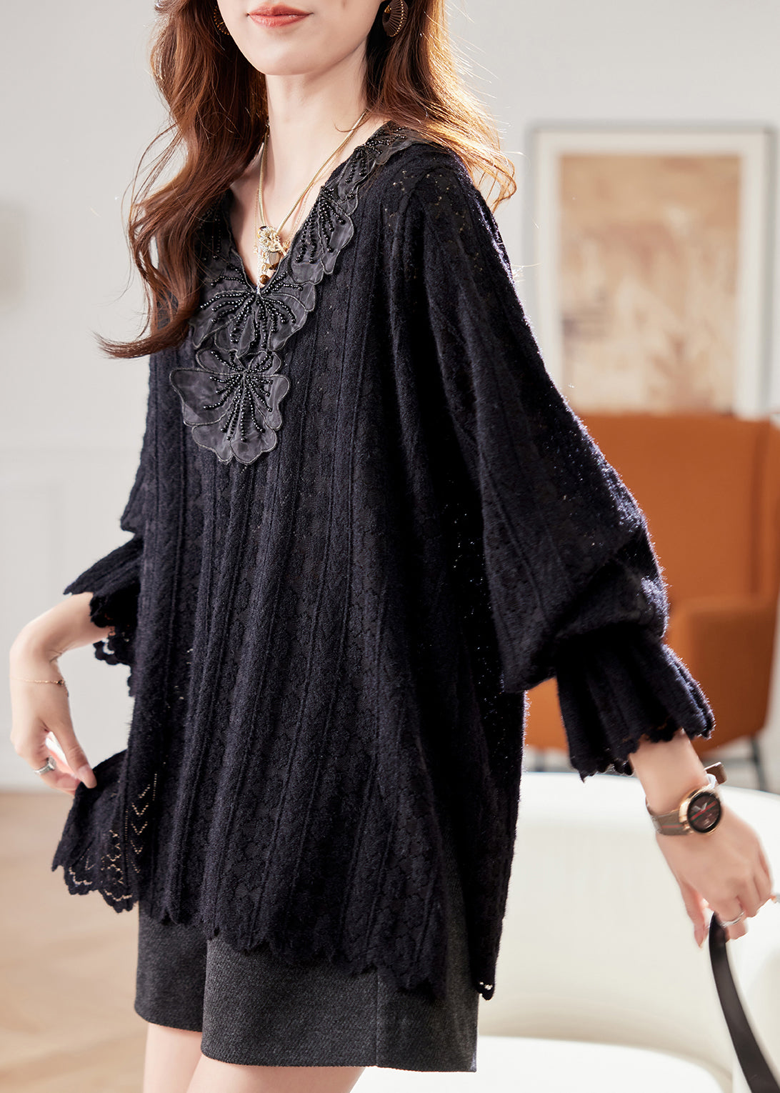 A Vintage Style Shirt with Delicate Timeless Details