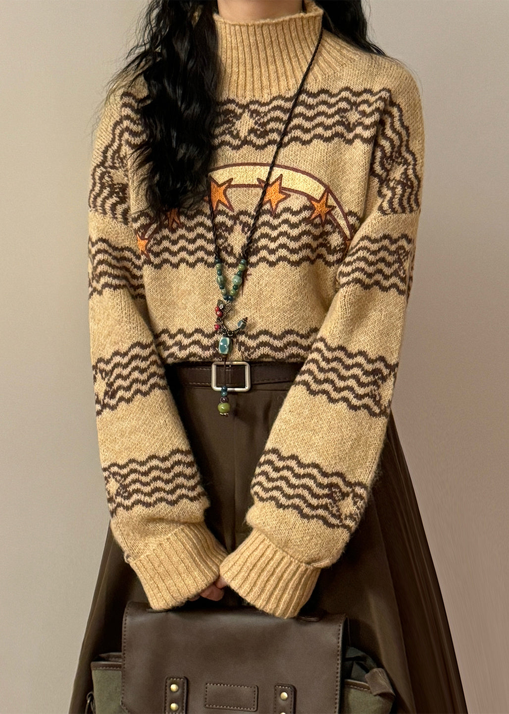 Vintage Inspired Sweater with a Contemporary Edge