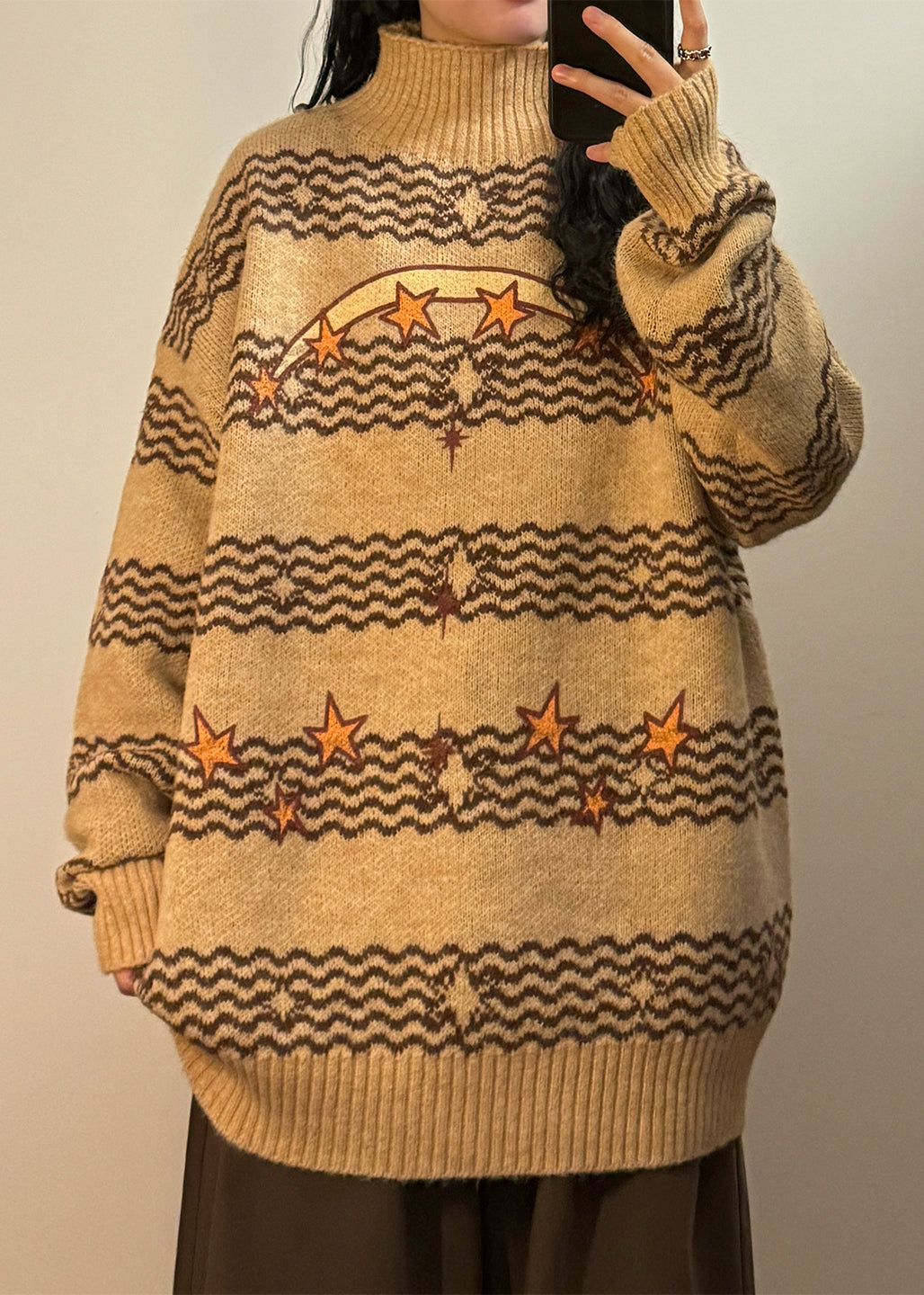 A Vintage Style Sweater with Delicate Timeless Details