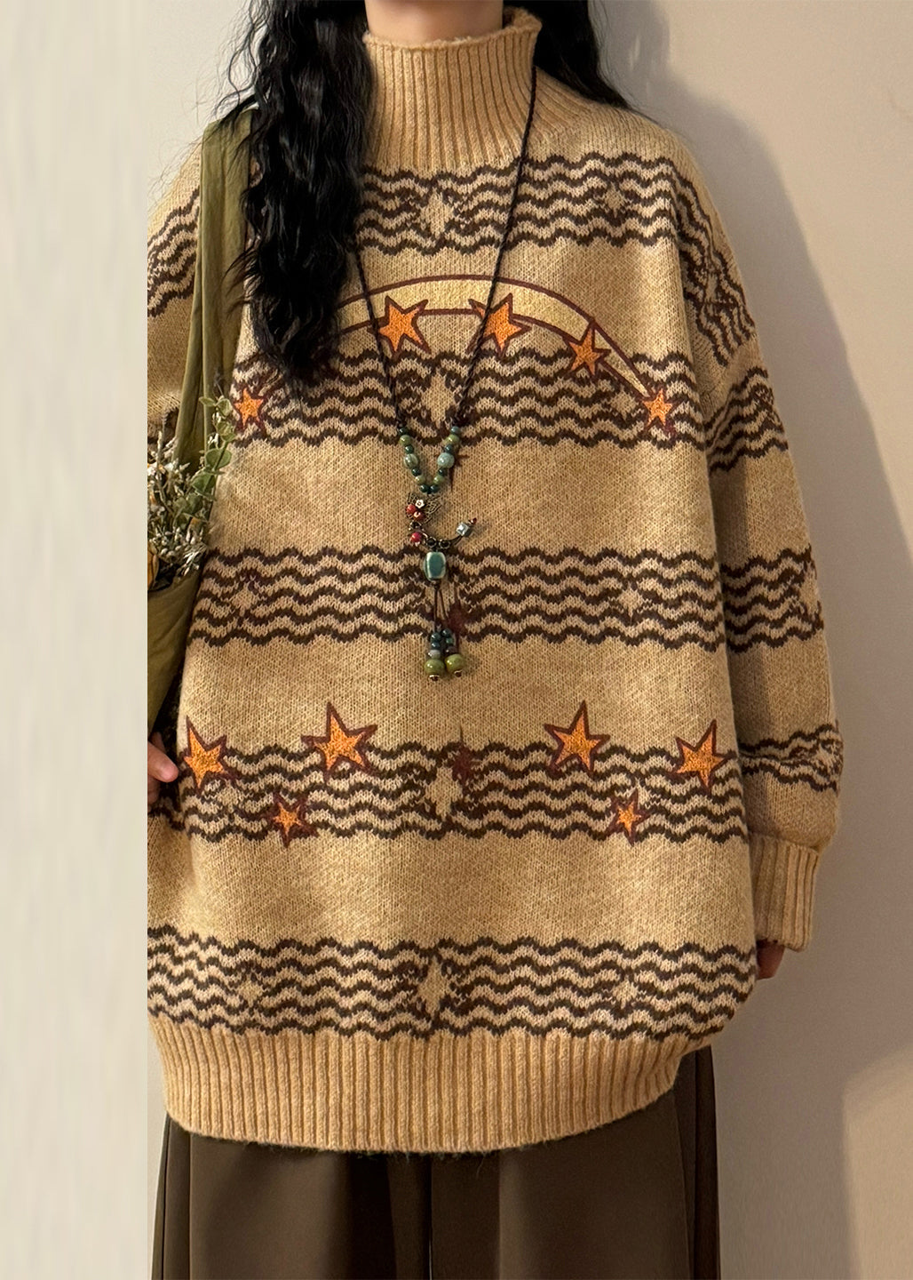 Vintage Inspired Sweater with a Contemporary Edge