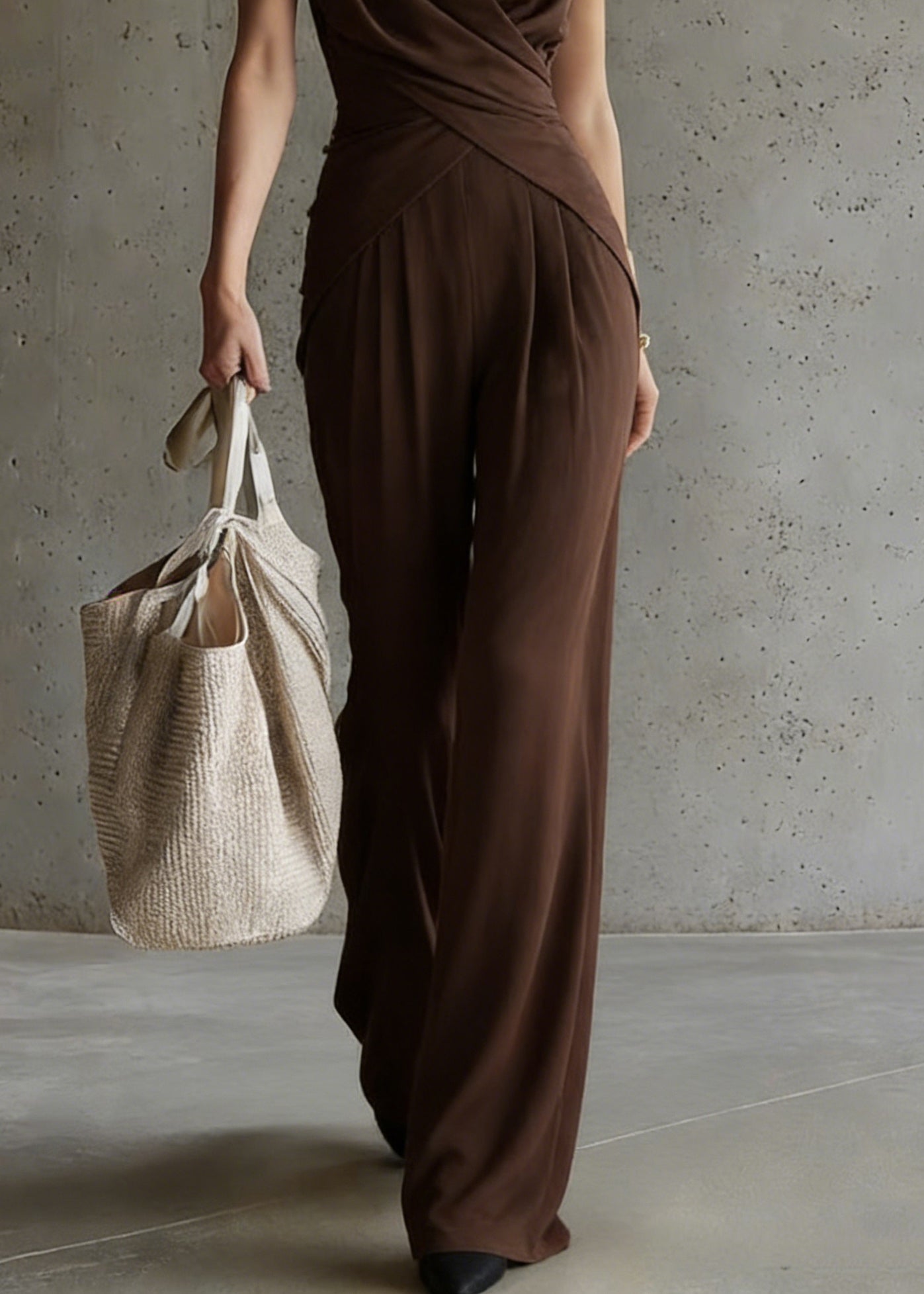 A Vintage Style Pants with Delicate Timeless Details