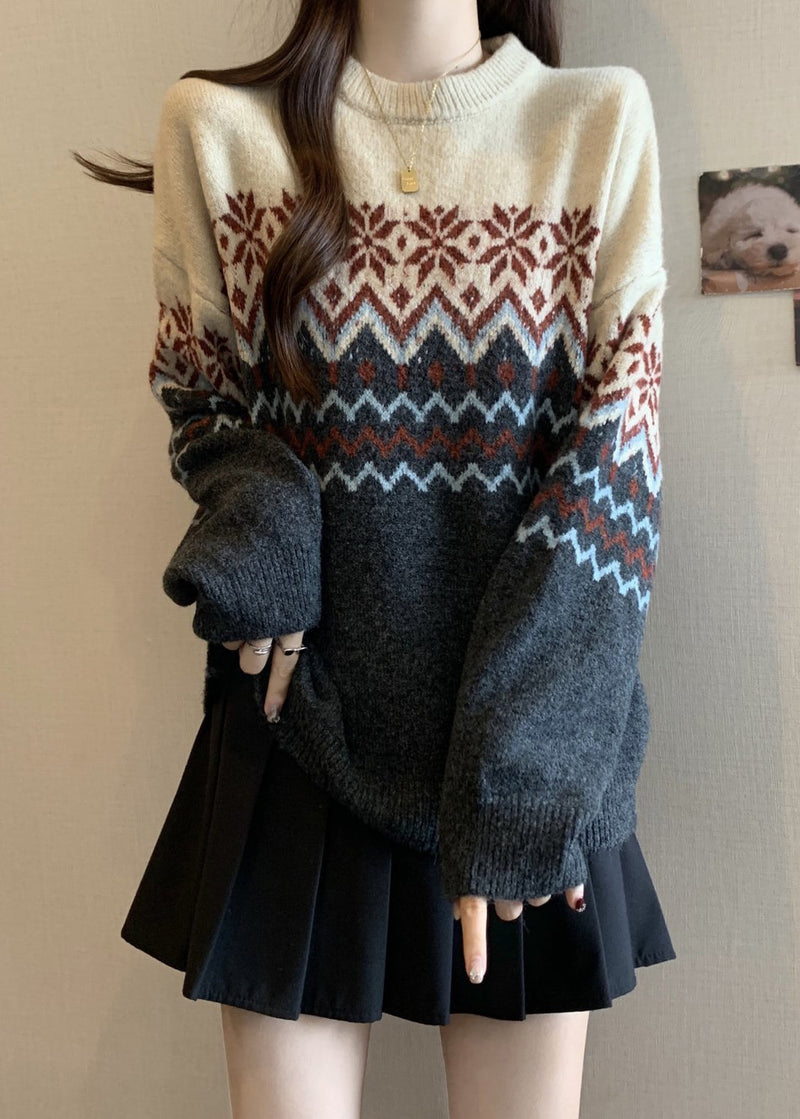 Vintage Inspired Sweater with a Contemporary Edge