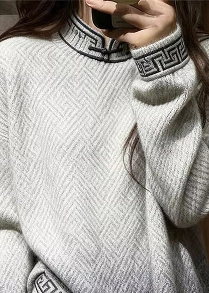 Vintage Inspired Sweater with a Contemporary Edge