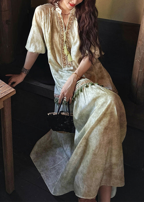 A Vintage Style Dress with Delicate Timeless Details
