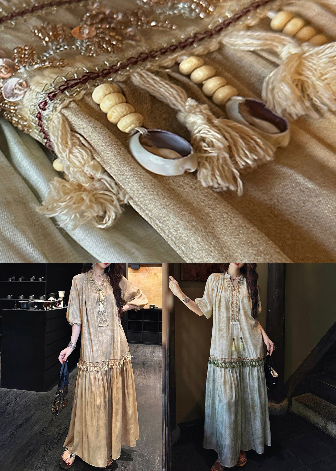A Vintage Style Dress with Delicate Timeless Details