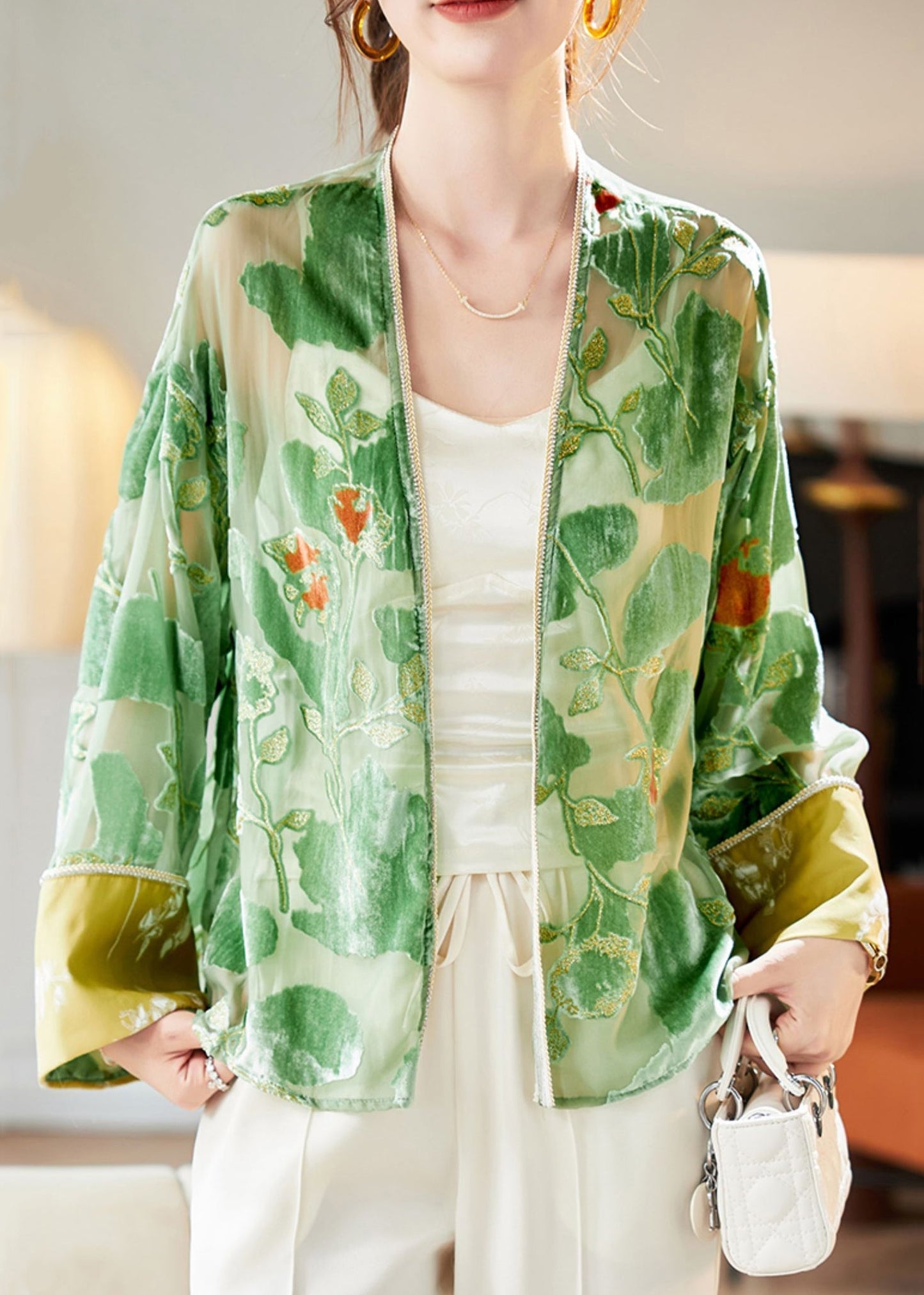 Vintage Inspired Cardigan with a Contemporary Edge
