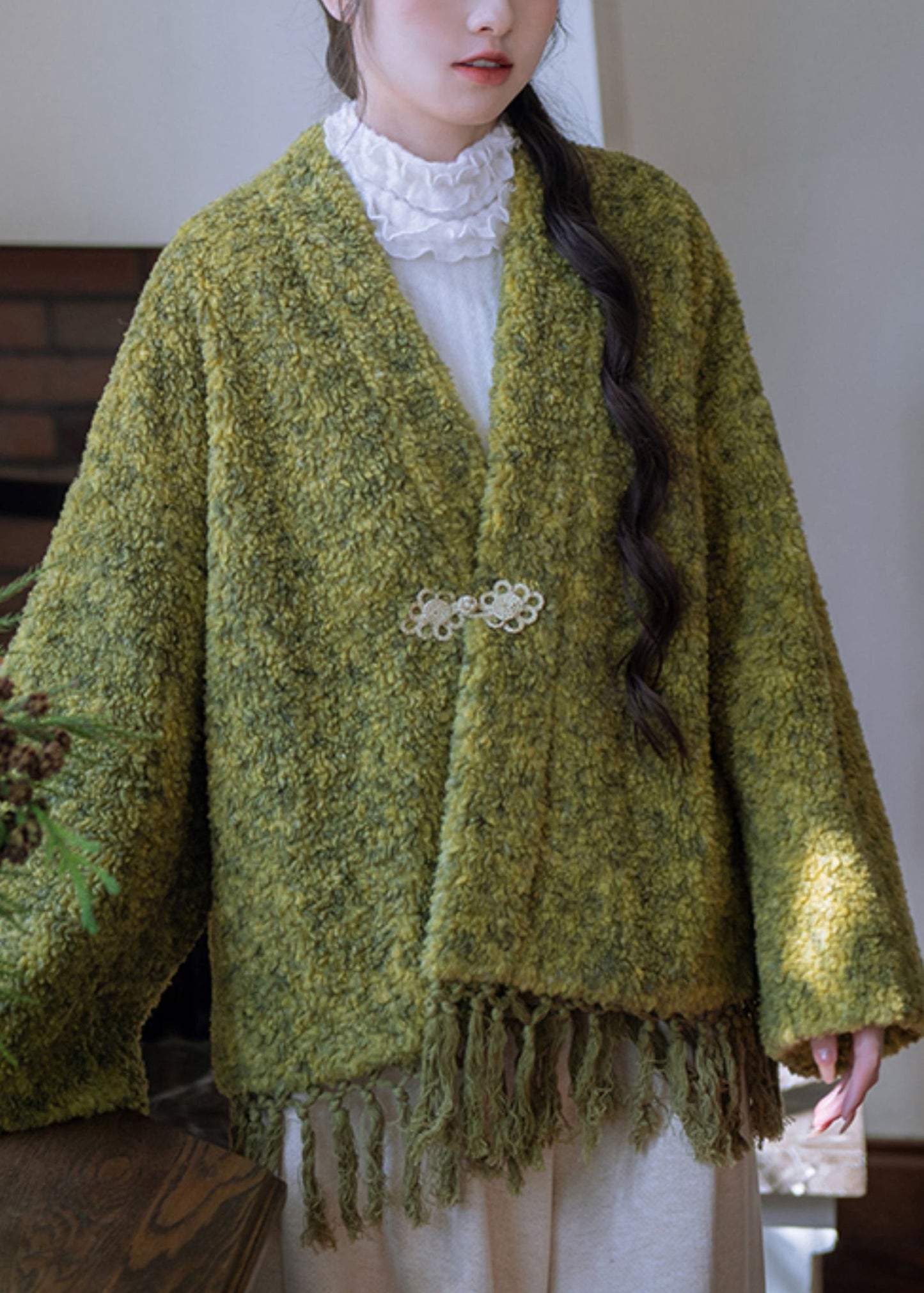 A Vintage Style Coat with Delicate Timeless Details