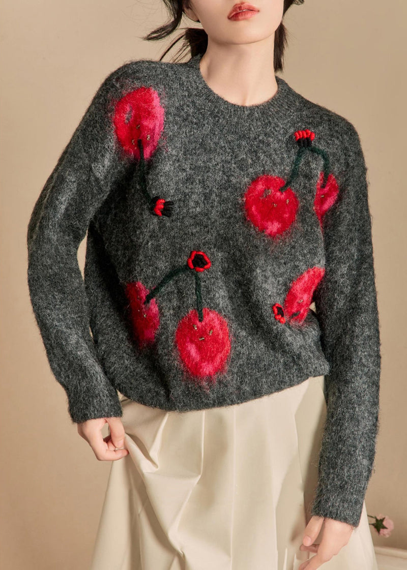 A Vintage Style Sweater with Delicate Timeless Details