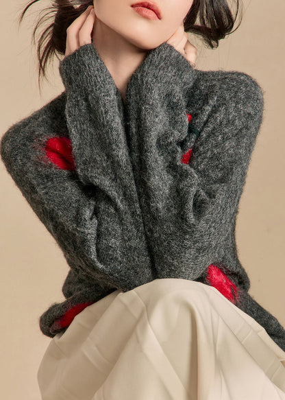 A Vintage Style Sweater with Delicate Timeless Details