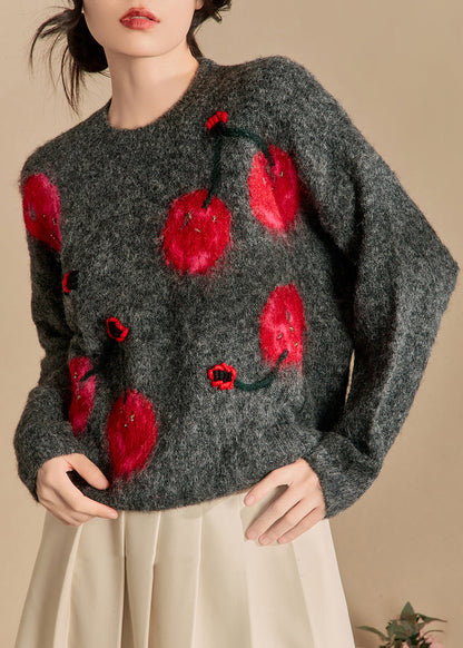 A Vintage Style Sweater with Delicate Timeless Details