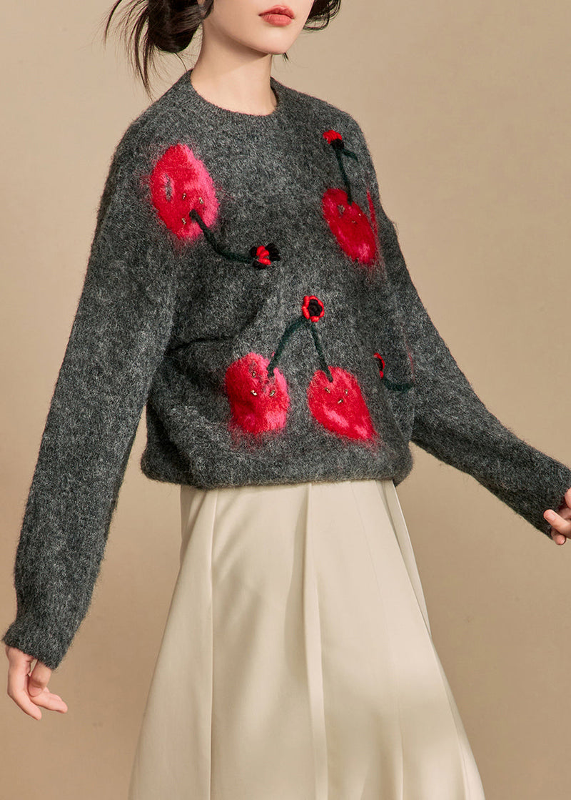 A Vintage Style Sweater with Delicate Timeless Details